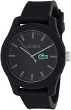 Lacoste Men's 2010766 Lacoste.12.12 Black Watch with Textured Band