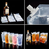 Blasani Concealable Plastic Cruise Ship Rum Sneak Flask Set (4x16oz, 4x8oz)