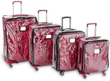 BLASANI Luggage Protector Suitcase Clear PVC Waterproof TSA Aproveed Cover Fits Most (20"~ 30") Bags