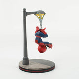 (OPEN BOX)  Quantum Mechanix Spider-Man Spider Cam Q-Fig Diorama, Multi-Colored, 5"