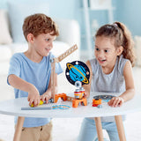 Hape Junior Inventor Magnet Science Lab| 34-Piece Magnetic Science Kit, STEAM Educational Toys for Kids 4 Years and Up, Model:E3033A