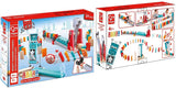 Hape Mighty Hammer Domino | Double -Sided Wooden Ball Domino Set for Kids Aged 4 and Up, Multicolor (E1056)