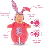 Corolle Mon Doudou Babibunny 2-in-1 Musical Baby Doll & Nightlight, Floral Bloom