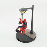 (OPEN BOX)  Quantum Mechanix Spider-Man Spider Cam Q-Fig Diorama, Multi-Colored, 5"