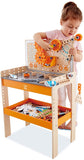 Hape Deluxe Scientific Workbench | Wooden Inventor’s Experiment Building Set, 79 Piece Workshop for Kids