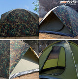 NTK HUNTER GT 8 to 9 Person 10 by 12 Foot Outdoor Dome Woodland Camo Camping Tent 100% Waterproof 2500mm, Easy Assembly, Durable Fabric Full Coverage Rain fly Micro Mosquito Mesh