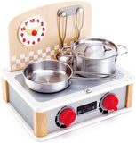 Hape 2-in-1 Kitchen & Grill Set Multicolor, L: 11.8, W: 9.1, H: 10.1 inch, count of 6