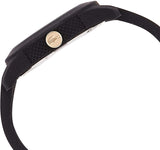 Lacoste Women's Ladies 12.Stainless Steel Quartz Watch with Silicone Strap, Black, 2000959