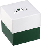 Lacoste Men's Moon Stainless Steel Quartz Watch with Stainless-Steel Strap, Silver, 20 (Model: 2010900)