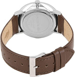 Lacoste Stainless Steel Quartz Watch with Leather Strap, Brown, 19.5 (Model: 2010976)