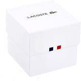 Lacoste Quartz Watch with Stainless Steel Strap, Silver, 20 (Model: 2011024)