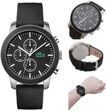 Lacoste Unisex-Adult Chronograph Quartz Watch with Textile Strap 2010950