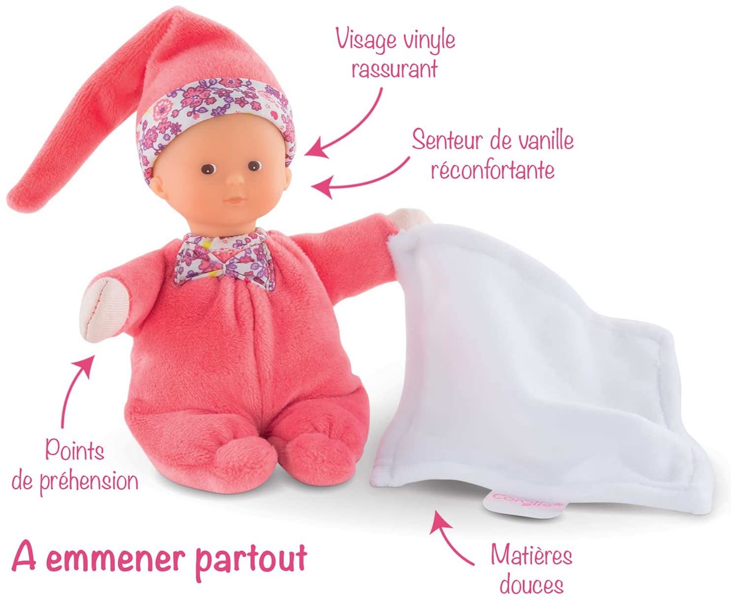 Corolle Mon Doudou Minirêve Floral Bloom Toy Baby Doll