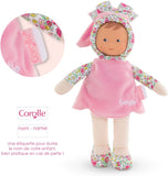 Corolle Miss Pink Blossom Garden Soft-Body Baby Doll,9.5"