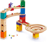 Hape Quadrilla Race to the Finish Marble Run Blocks, Multicolor