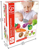 Hape Garden Vegetables | Wooden Cooking Accessories for Kids, Pretend Play Food, Assortment of Ingredients for Toddlers Ages 3+