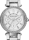 Michael Kors Original MK5615 Women's Parker Silver-Tone Set With Crystals Watch