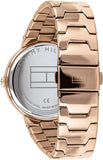 Tommy Hilfiger Women's Quartz Watch with Stainless Steel Strap, Carnation, 18 (Model: 1782076)