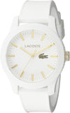 Lacoste Men's 2010819 Lacoste.12.12 Analog Display Quartz White Watch