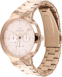 Tommy Hilfiger Women's Quartz Watch with Stainless Steel Strap, Carnation, 18 (Model: 1782076)