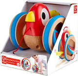 Hape Baby Bird Pull-Along | Wooden Wobbling & Flapping Pull Toddler Toy, Bright Colors Multicolor, L: 5.2, W: 5, H: 4.8 inch