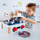 Hape 2-in-1 Kitchen & Grill Set Multicolor, L: 11.8, W: 9.1, H: 10.1 inch, count of 6
