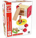 Hape Wooden Doll House Furniture Children's Room with Accessories