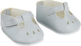 Corolle 14" Ankle Strap Shoes Grey Baby Doll