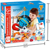 Hape Junior Inventor Magnet Science Lab| 34-Piece Magnetic Science Kit, STEAM Educational Toys for Kids 4 Years and Up, Model:E3033A