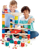 Award Winning Hape Quadrilla Wooden Marble Run Construction - The Xcellerator