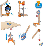 Hape Junior Inventor Magnet Science Lab| 34-Piece Magnetic Science Kit, STEAM Educational Toys for Kids 4 Years and Up, Model:E3033A