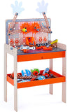 Hape Deluxe Scientific Workbench | Wooden Inventor’s Experiment Building Set, 79 Piece Workshop for Kids