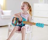 Hape Kid's Flower Power First Musical Guitar, Turquoise