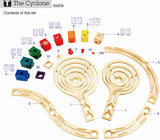 Award Winning Hape Quadrilla Wooden Marble Run Construction - The Cyclone