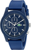 Lacoste Men's 2010821 12.12 Analog Display Japanese Quartz Black Watch