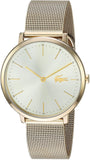 Lacoste Women's 'MOON ULTRA SLIM' Quartz and Stainless-Steel-Plated Casual Watch, Color:Gold-Toned (Model: 2001000)