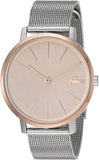 Lacoste Quartz Watch with Stainless Steel Strap, Two Tone, 16 (Model: 2001072)