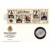 Harry Potter Silver Proof Hogwarts Medal Cover Limited Edition Royal Mail Collectible