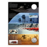 Star Wars A Galaxy of Vehicles Silver Medal Cover Limited Edition Royal Mail Collectible