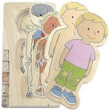 Hape Your Body 5-Layer Wooden Puzzle Girl