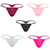 Besame G-String Thong Women Panties Underwear 5 Pack