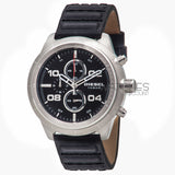 Diesel Men's DZ4439 Padlock Stainless Steel Black Leather Watch