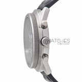 Diesel Men's DZ4439 Padlock Stainless Steel Black Leather Watch