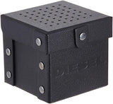 Diesel Men's DZ4439 Padlock Stainless Steel Black Leather Watch