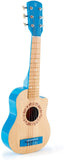 Hape Kid's Flame First Musical Guitar, Blue ,L: 25.7, W: 2.4, H: 8.4 inch