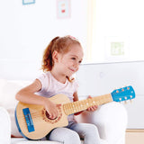 Hape Kid's Flame First Musical Guitar, Blue ,L: 25.7, W: 2.4, H: 8.4 inch