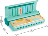 (OPEN BOX).  Hape Learn with Lights Harmonica | USB Charging Capabilities | Leaning and Band Mode | Musical Instrument