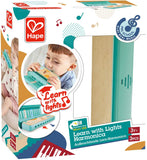 (OPEN BOX).  Hape Learn with Lights Harmonica | USB Charging Capabilities | Leaning and Band Mode | Musical Instrument