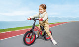Hape Balance Bike Ultra Light Magnesium Frame for Kids 3 to 5 Years|12" Flat Free PU Tires|Adjustable Handlebar and Seat No Pedal Kids Bicycle, Red