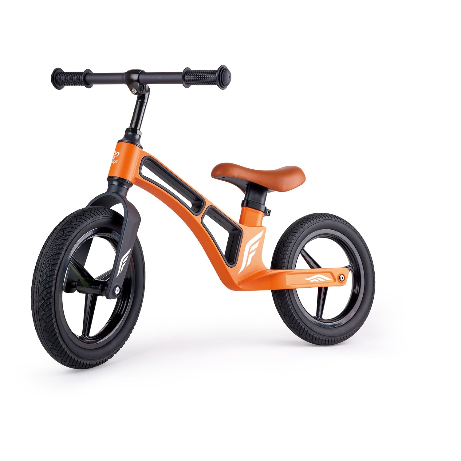 Hape Balance Bike Ultra Light Magnesium Frame for Kids 3 to 5 Years,12" Flat Free PU Tires, Adjustable Handlebar and Seat No Pedal Kids Bicycle